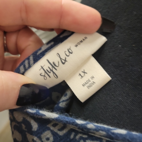 NWOT Style & co babydoll dress PLUS - Picture 5 of 7
